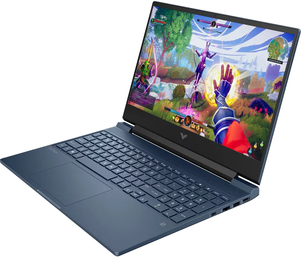 لاب توب للألعاب اتش بي فيكتوس 15-FA0033DX، معالج إنتل® كور™ i5-12450H، الجيل الثاني عشر عشر، رامات 8 جيجابايت، هارد ديسك سعة 512 جيجابايت SSD ، كارت شاشة NVIDIA® GeForce RTX™ 3050، سعة 4 جيجابايت GDDR6، شاشة مقاس 15.6 بوصة FHD IPS، نظام التشغيل ويندوز 11، أزرق
