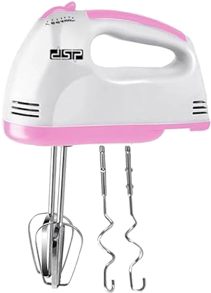 DSP Electric Egg Beater, 100 Watt, 7 Speeds, White, KM2033