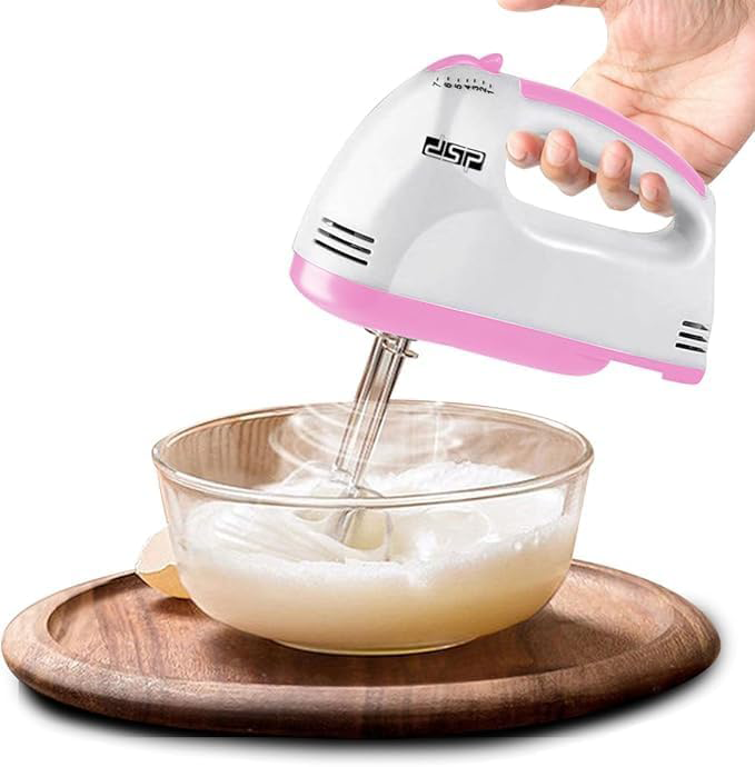 DSP Electric Egg Beater, 100 Watt, 7 Speeds, White, KM2033