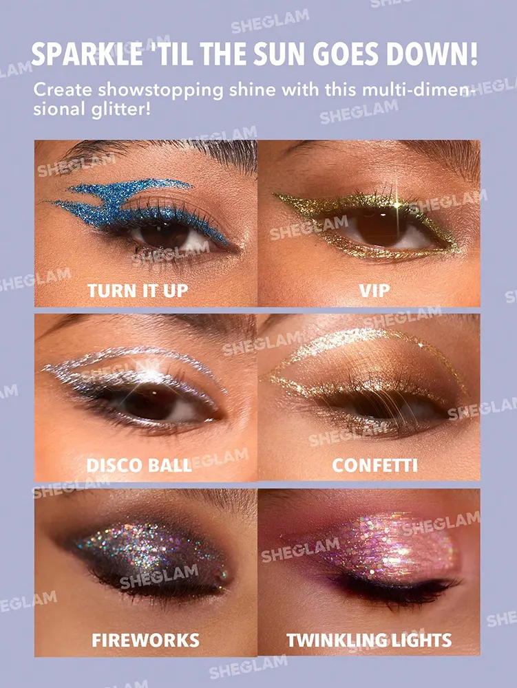 Sheglam Insta-Party Glitter Liner, Confetti