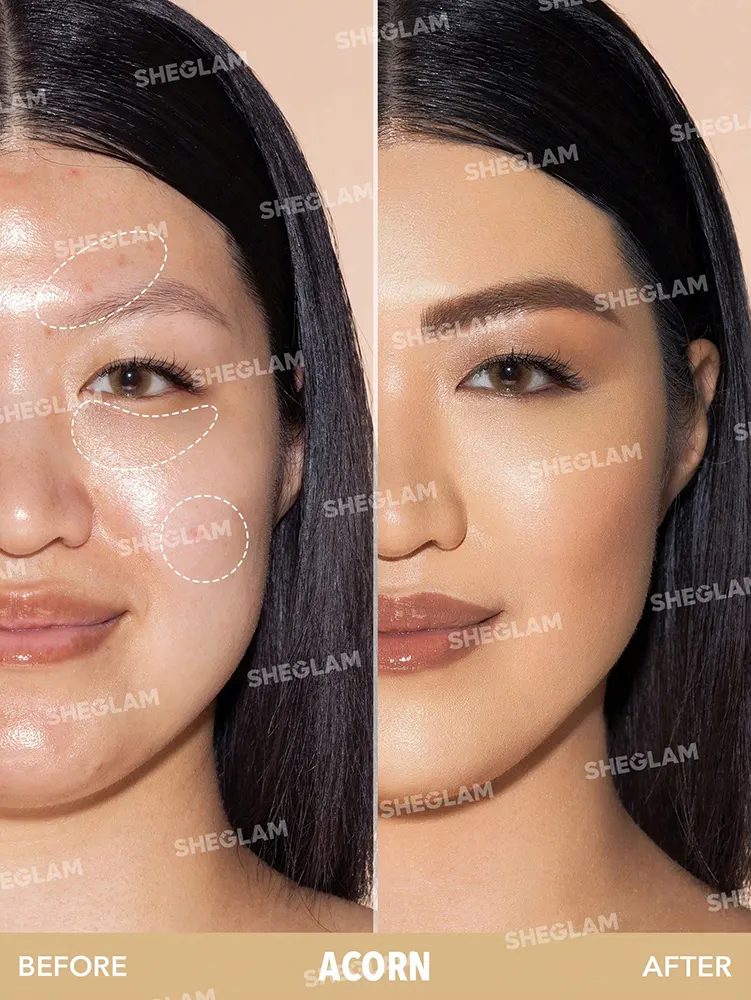 كونسيلر لايك ماجيك تغطيه عاليه تدوم لمده 12 ساعه من شيجلام, اكورن