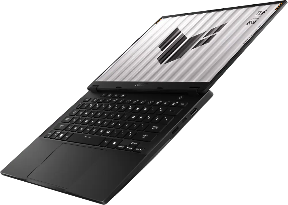 لاب توب أسوس TUF A14 FA401UU-RG028W للألعاب، معالج AMD Ryzen 7 8845HS، رامات 16 جيجابايت، هارد ديسك 512 جيجابايت SSD، نيفديا جي فورس RTX 4050 GDDR6 ذاكرة 6 جيجابت، شاشة 14 بوصة WQXGA (2.5K) ويندوز 11 هوم، رمادي
