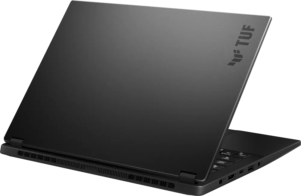 لاب توب أسوس TUF A14 FA401UU-RG028W للألعاب، معالج AMD Ryzen 7 8845HS، رامات 16 جيجابايت، هارد ديسك 512 جيجابايت SSD، نيفديا جي فورس RTX 4050 GDDR6 ذاكرة 6 جيجابت، شاشة 14 بوصة WQXGA (2.5K) ويندوز 11 هوم، رمادي