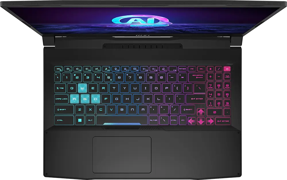 Gaming Laptop Msi Katana A15 AI B8VE-615XEG , AMD Ryzen™ 9 8945HS, 16GB Ram, 512GB SSD Hard Disk, NVIDIA® GeForce RTX™ 4050 6GB Graphics Card , 15.6" FHD Dispaly, DOS, Cosmos Gray