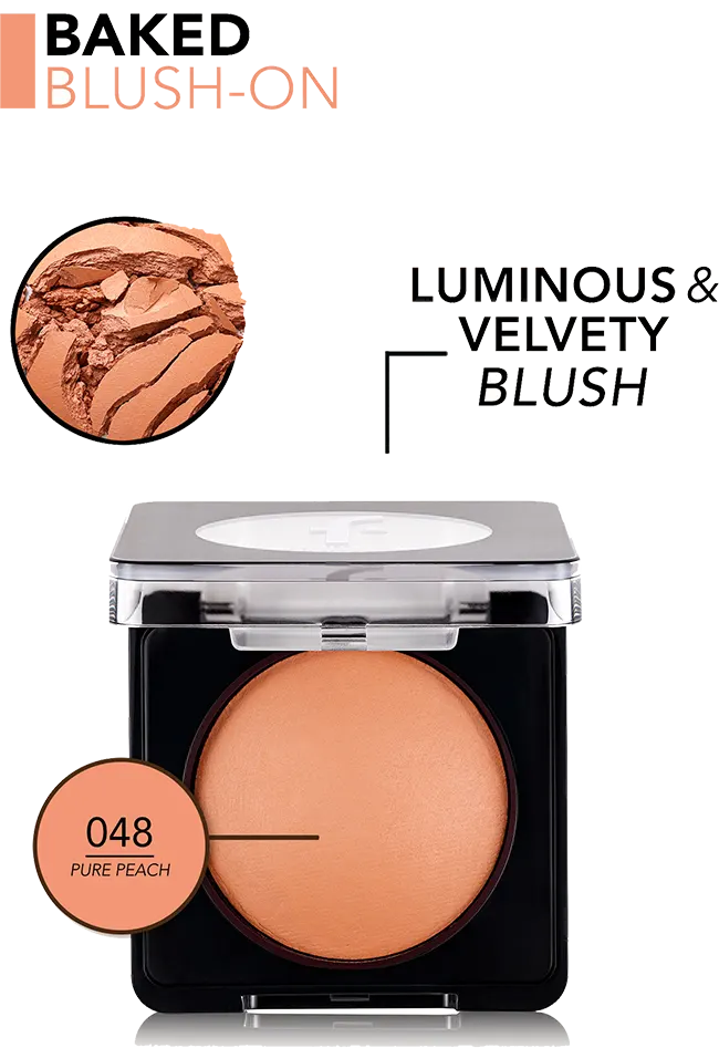 Flormar Baked Blush On, 048 Pure Peach