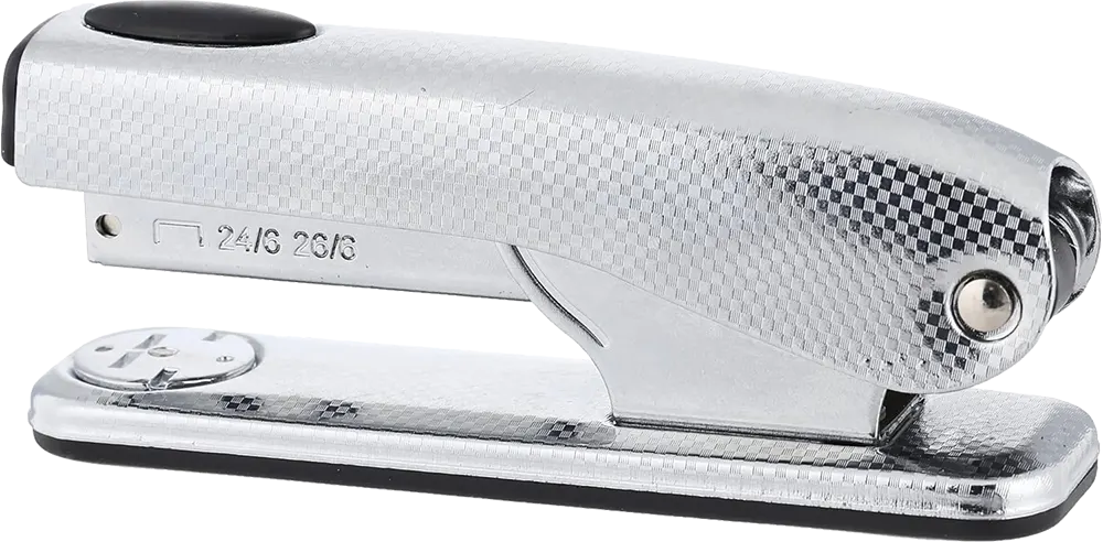 Eagle Metal Stapler, 12 Sheets Capacity, Quick Use, Silver S6085B.EP