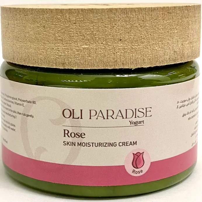 كريم مرطب للبشرة بالورد من اولي باراديس، 80 مل