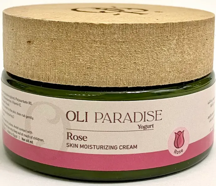 Oli Paradise Yogurt Rose Skin Moisturizing Cream, 60Ml