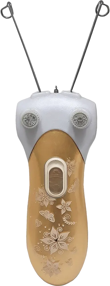 Moehair Electric Threading Epilator Machine, White-Gold, Model MO-9044