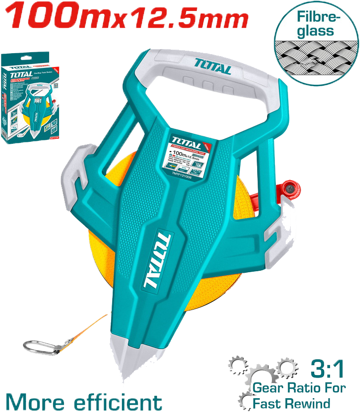 Total Tools Multimeter, Fiberglass, 100 Meters, TMTF131006