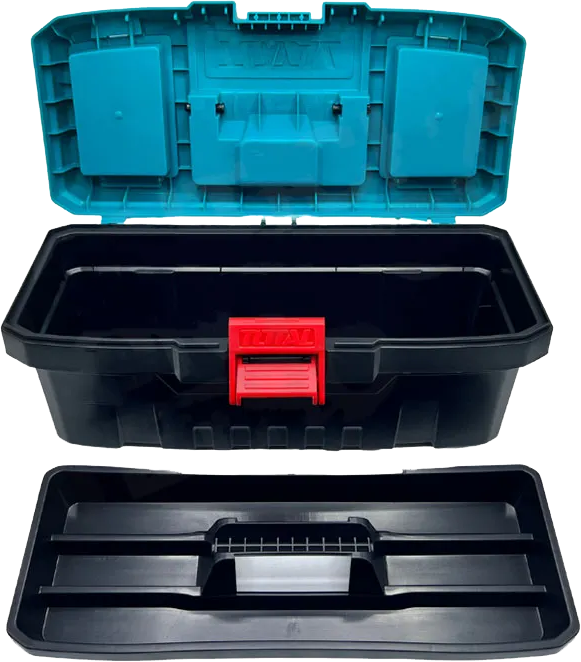 Total Tools Plastic Tool Bag, 20 Inch, Plastic Buckle, TPBX0201