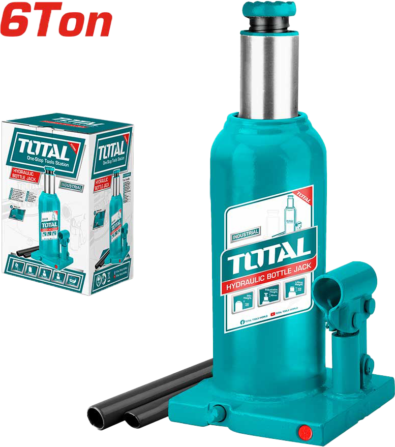 Total Tools 6 Ton Hydraulic Bottle Jack , THT109062