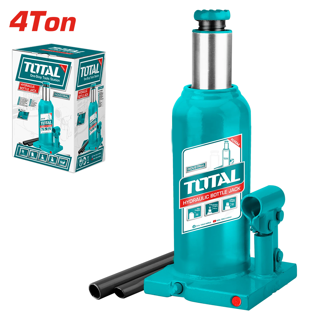 Total Tools 4 Ton Hydraulic Bottle Jack , THT109042