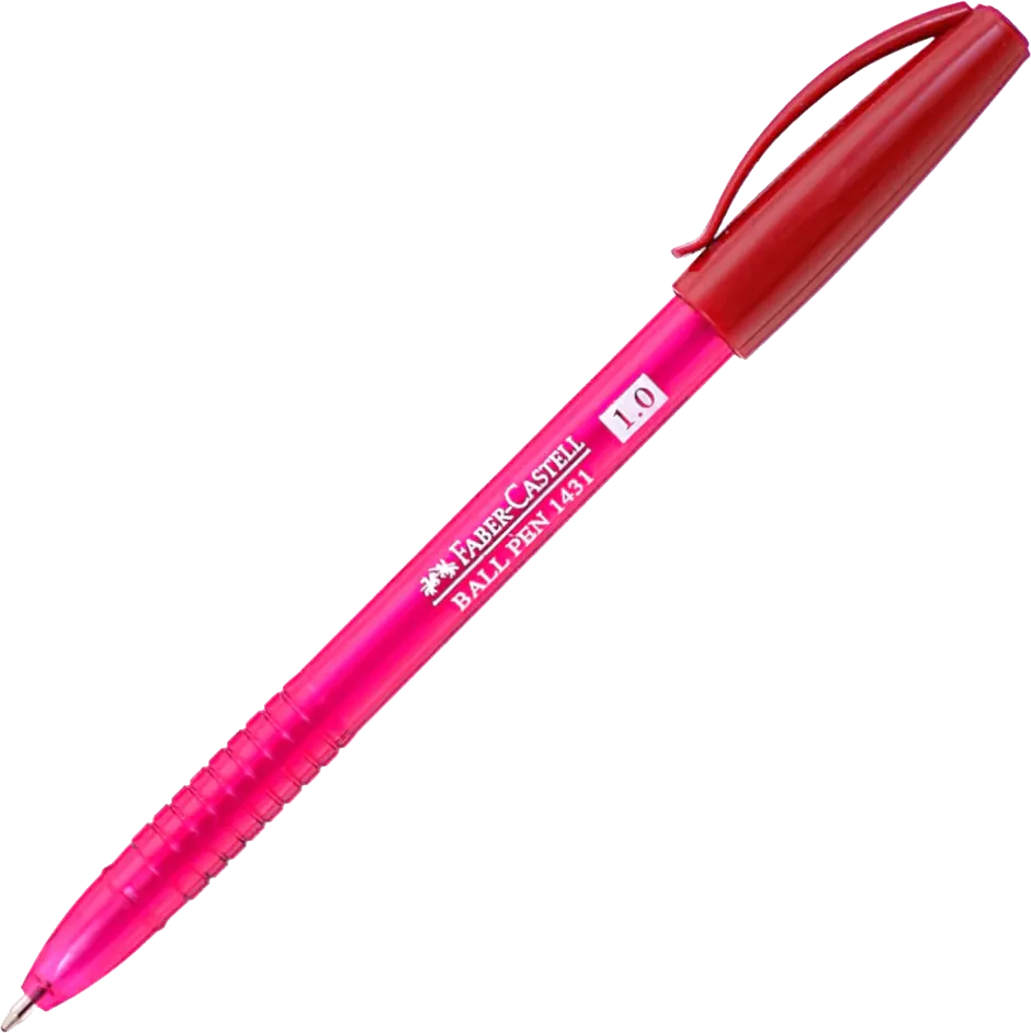 Red Fabercastell Ballpoint Pen, red, 1431