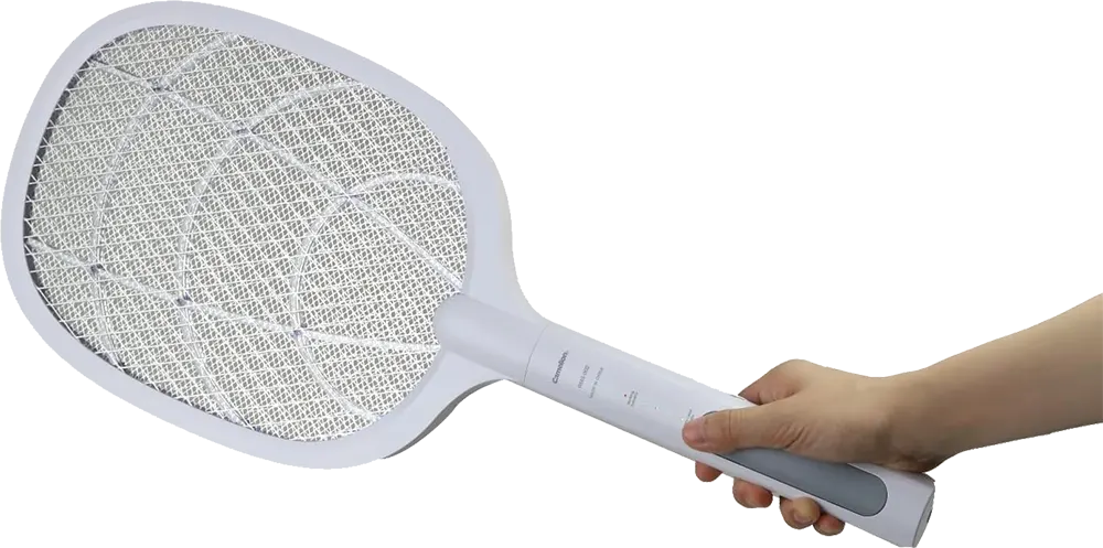 Camelion Rechargeable Mosquito and Insect Zapper Racket, White, RMS-002-CB