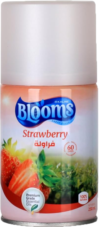 غيار معطر اوتوماتيك من بلومز ، برائحة الفراولة ،250 مل