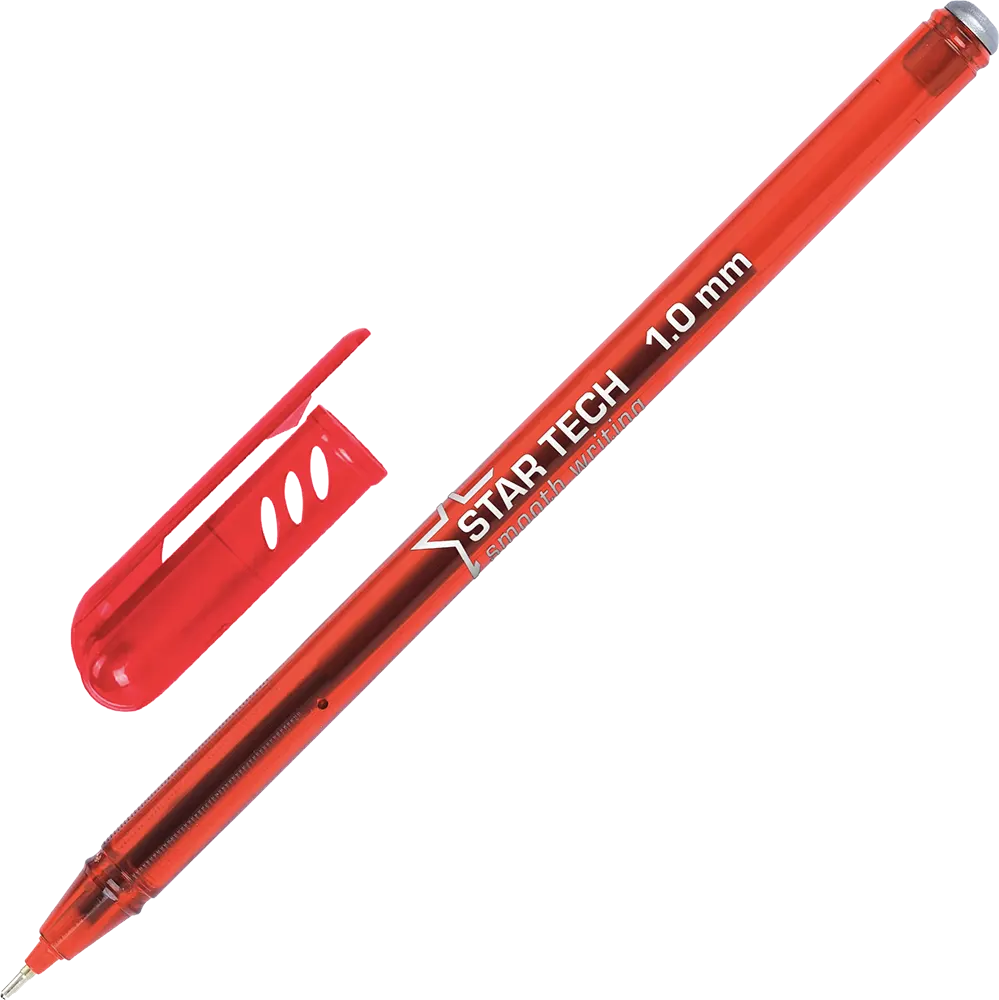 Pensan Star Tech ballpoint Pen, red