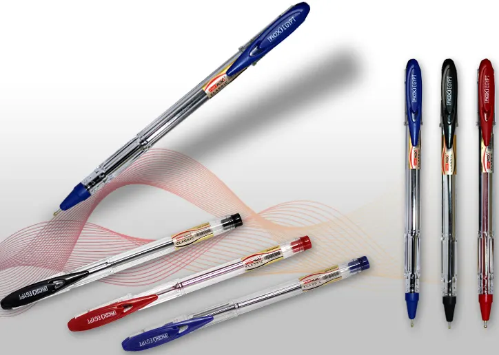 قلم حبر جاف روكس كلاسيك، 7 ملم، الوان متعددة