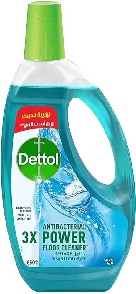 سائل ديتول منظف ومطهر متعدد الأغراض، أكوا - 650 مل