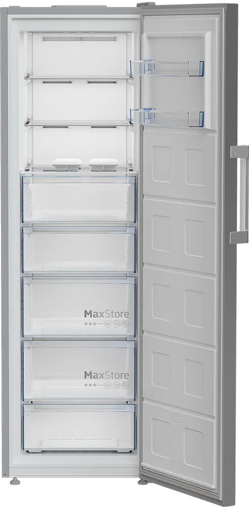 فريزر راسي بيكو نوفروست 8 درج، شاشة ديجيتال، لون فضي، موديل B3RFNE314ZXPE1