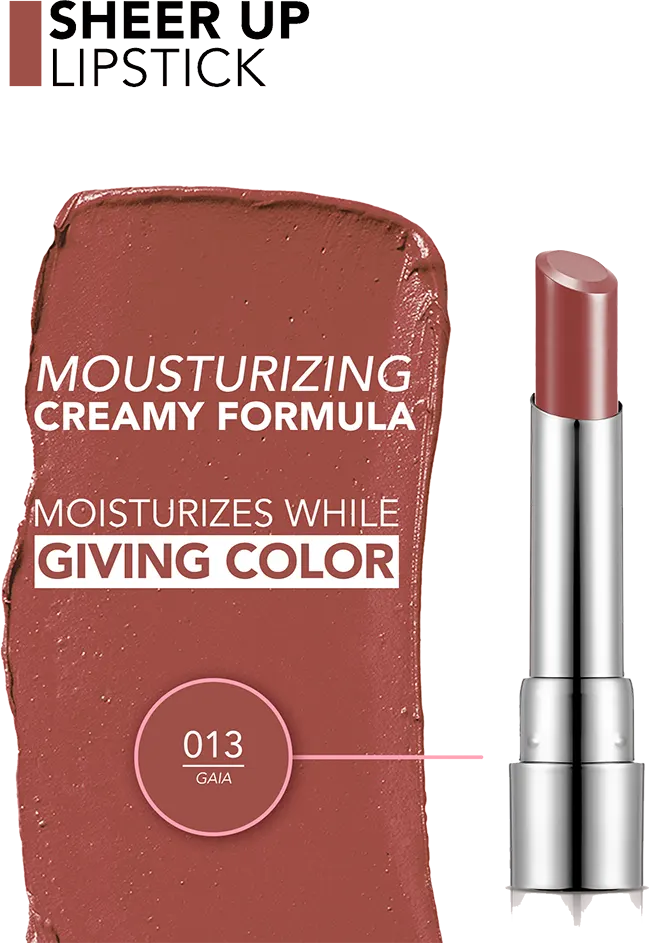 Flormar Sheer Up Lipstick, 013 Gaia