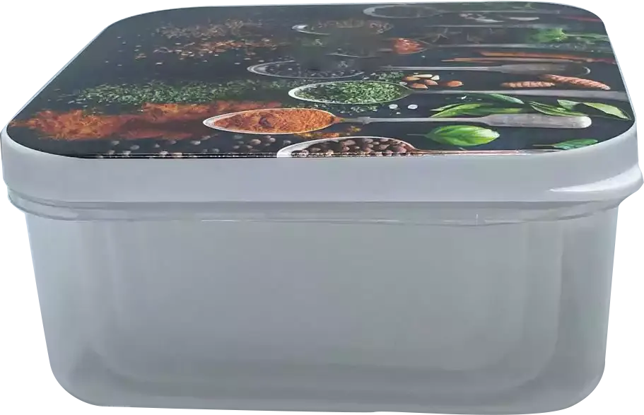 Al-Wataniya refrigerator set consisting of 4 pieces Fruity, gray