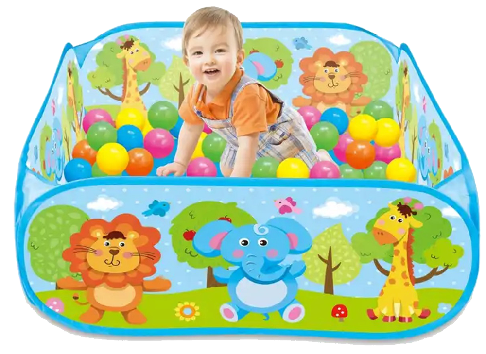 بيت كور مفتوح للأطفال ، يأتي مع 30 كورة للعب