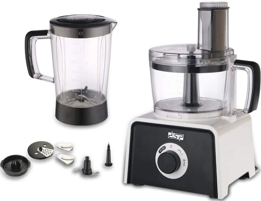 DSP Food Processor 400W, 1.5L, 2 Speeds, Black*White, Model KJ3002A