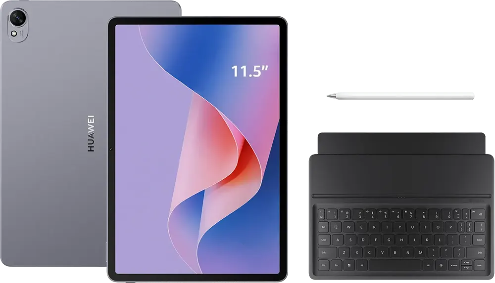 تابلت هواوي ميت باد 11.5 S إصدار ورقي غير لامع، شاشة 11.5 بوصة، ذاكرة داخلية 256 جيجابايت، رامات 8 جيجابايت، واي فاي فقط، رمادي فلكي + كيبورد وقلم تاتش