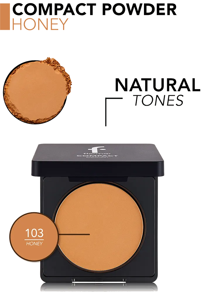 Flormar Compact Powder, 103 Honey