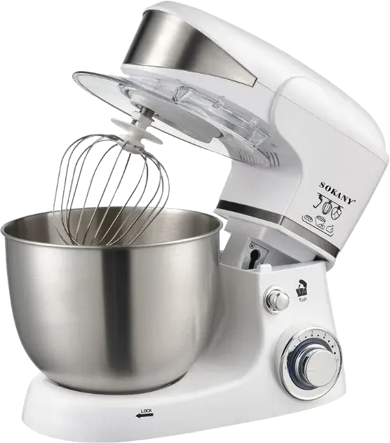 Sokany mixer, 1000 watts, 5 liters, white, SC-206