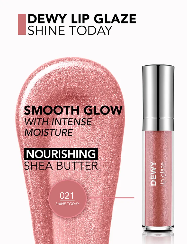 Flormar Dewy Lip Glaze, 021 Shine Today