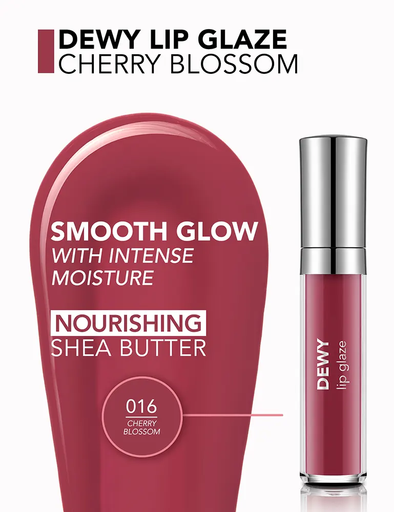 Flormar Dewy Lip Glaze, 016 Cherry Blossom