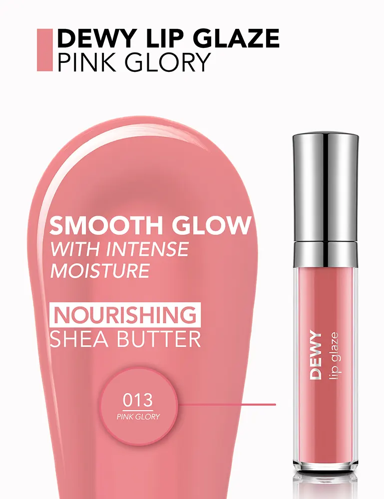 Flormar Dewy Lip Glaze, 013 Pink Glory