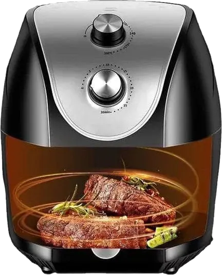 قلاية هوائية سوكاني، 1500 وات، 4.8 لتر، أسود ، HB-8009