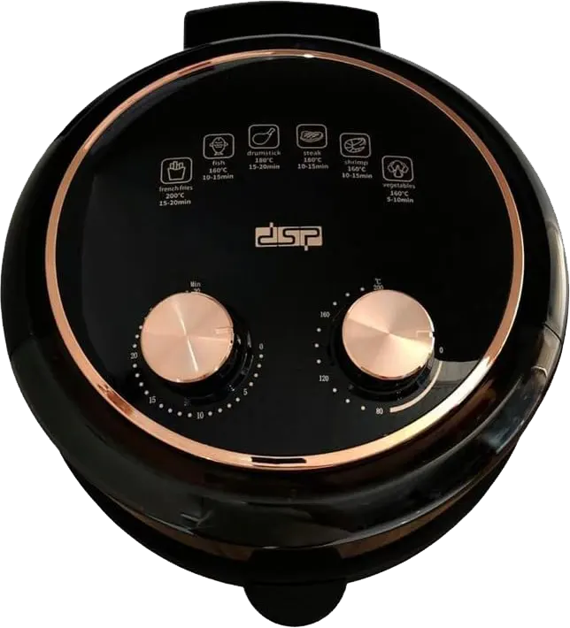 DSP Air Fryer, 1350W, 6Liter, Black, KB2122