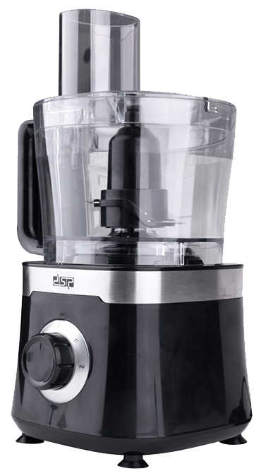 DSP food processor, 800 Watt, 1.5 Liter, two speeds, black, KJ3041