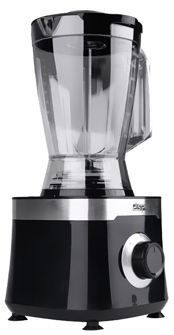 DSP food processor, 800 Watt, 1.5 Liter, two speeds, black, KJ3041