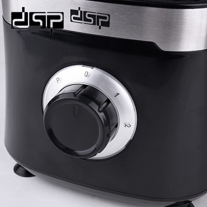 DSP food processor, 800 Watt, 1.5 Liter, two speeds, black, KJ3041