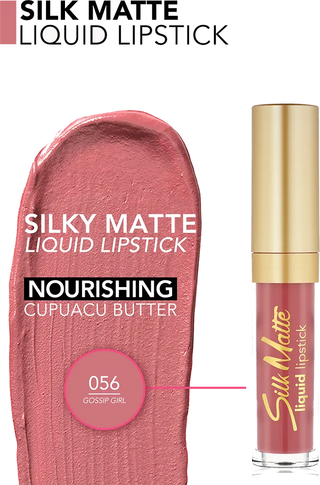 Flormar Silk Matte Liquid Lipstick, 056 Gossip Girl