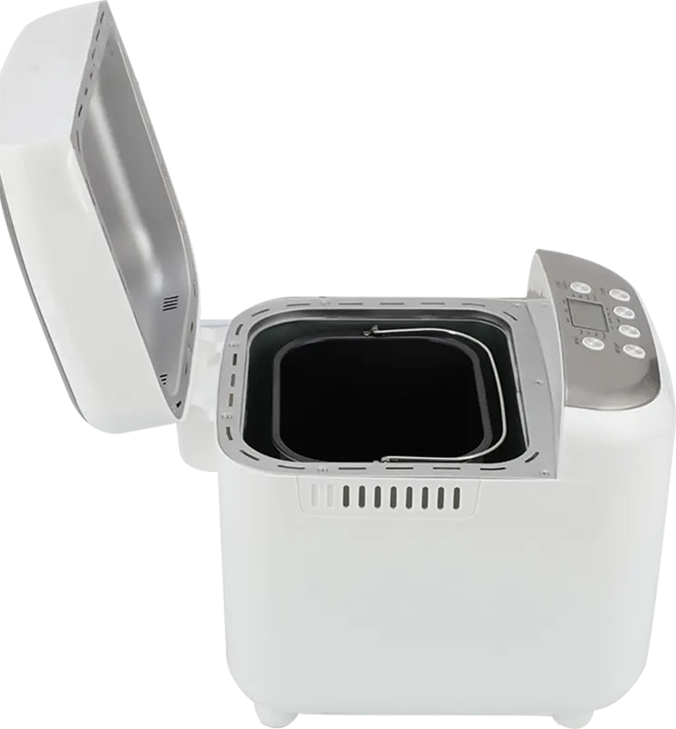 ماكينة صنع الخبز دي اس بي ، 600 وات، سعة حتى 1 كيلو ، شاشة رقمية ، ألمونيوم ، لون أبيض ، موديل KC3049