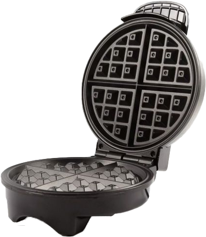 DSP Waffle Maker, 1000 Watt, Black, KC1208