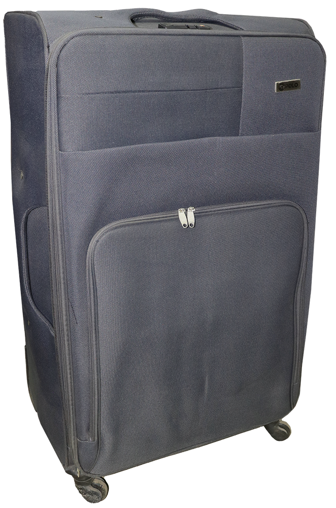 شنطة سفر بولو بوليستر ، مقاس 32 بوصة ، رصاصي