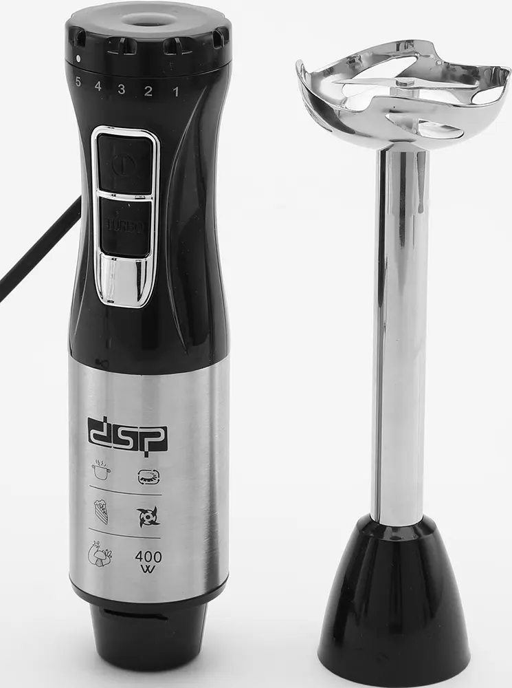 DSP Hand Blender, 400 Watt, Black, KM1169