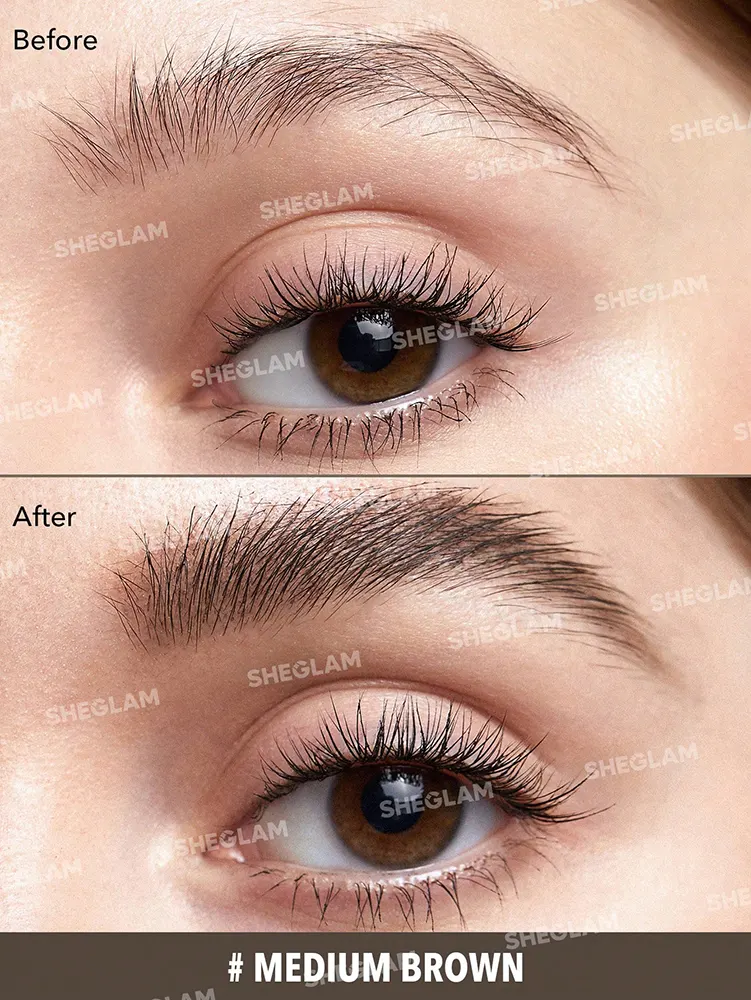 Sheglam Striking Brow Gel, Medium Brown