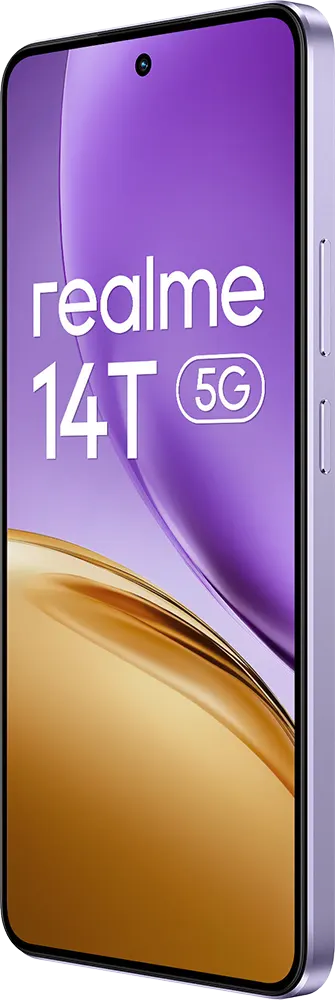 Realme 14T Dual SIM, 256GB Memory, 8GB RAM, 5G, Lighting Purple