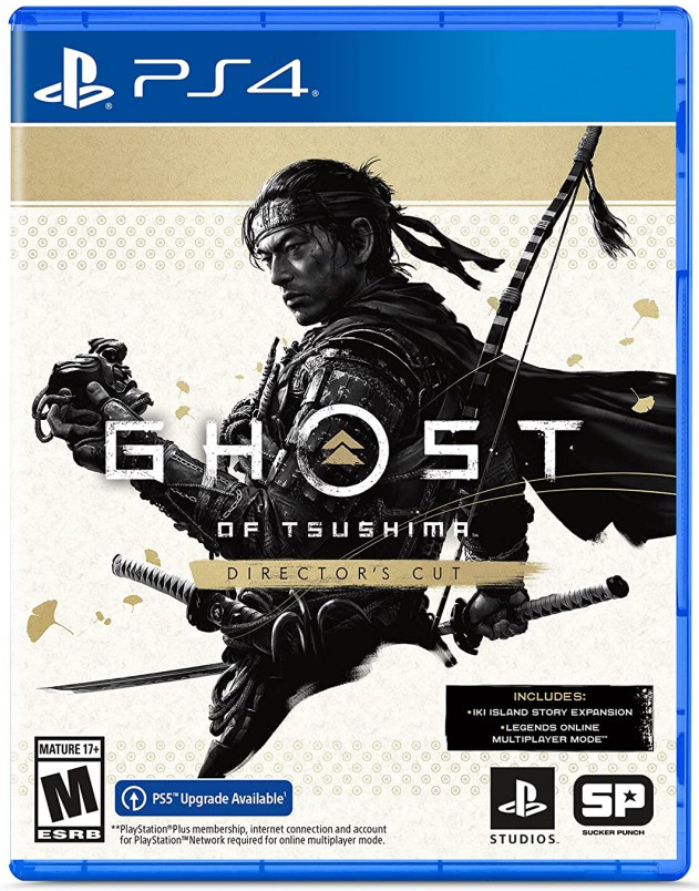 DVD PS4 Ghost of Tsushima game