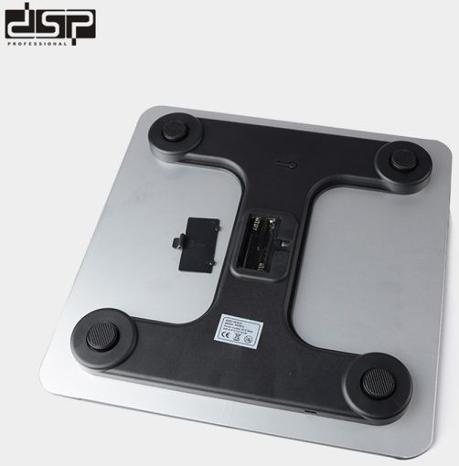 DSP Personal Body Scale, 180 kg, Digital Display, Non-Slip, Silver, KD7013