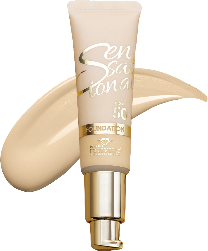 فاونديشن forever52 سينسيشنال بعامل حماية من الشمس 50، Sns103 ميديم ساند