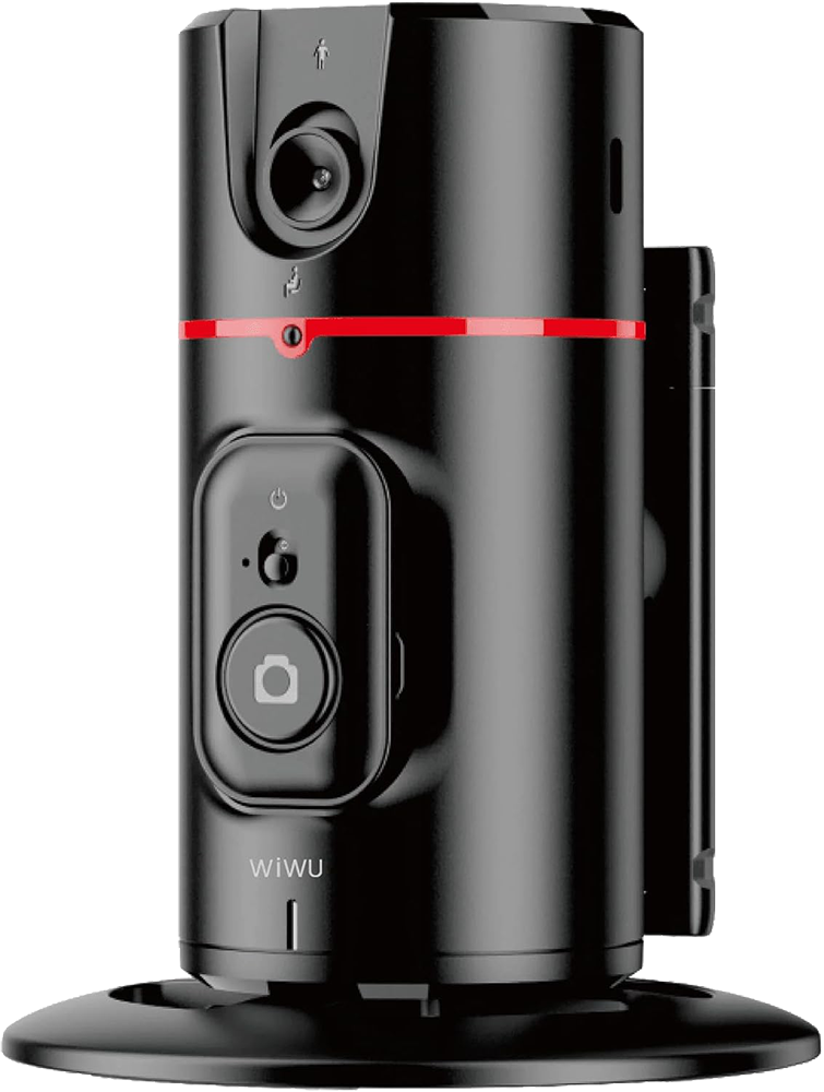 كاميرا متابعة ذكية من ويوو، مزودة بتقنية تتبع ذكي للتعرف على الوجه 360 درجة، أسود ، Wi-SE008